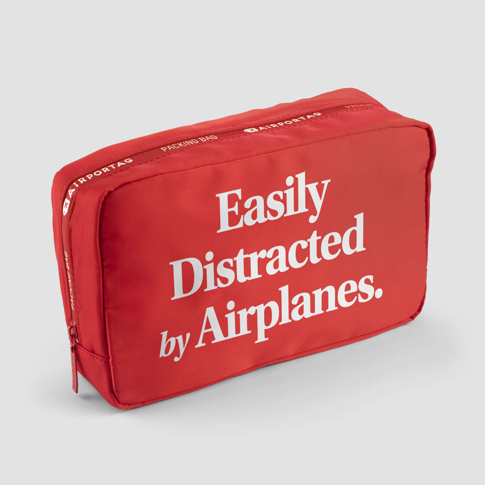 Easily Distracted By Planes - Packing Bag