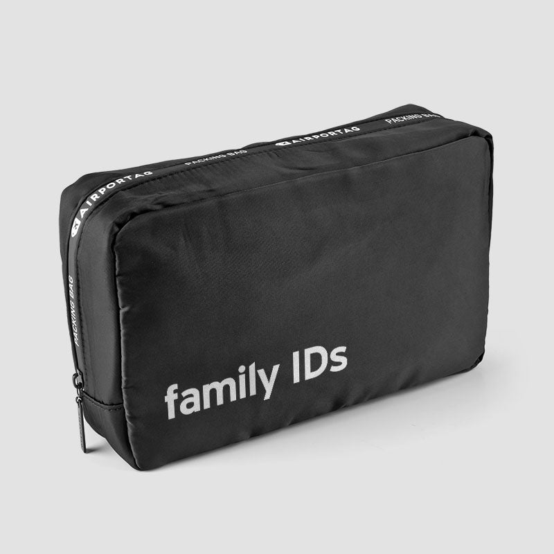 Cartes d'identité familiales - Sac d'emballage