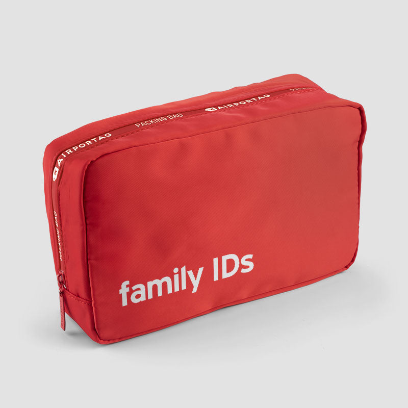 Family IDs - Packing Bag