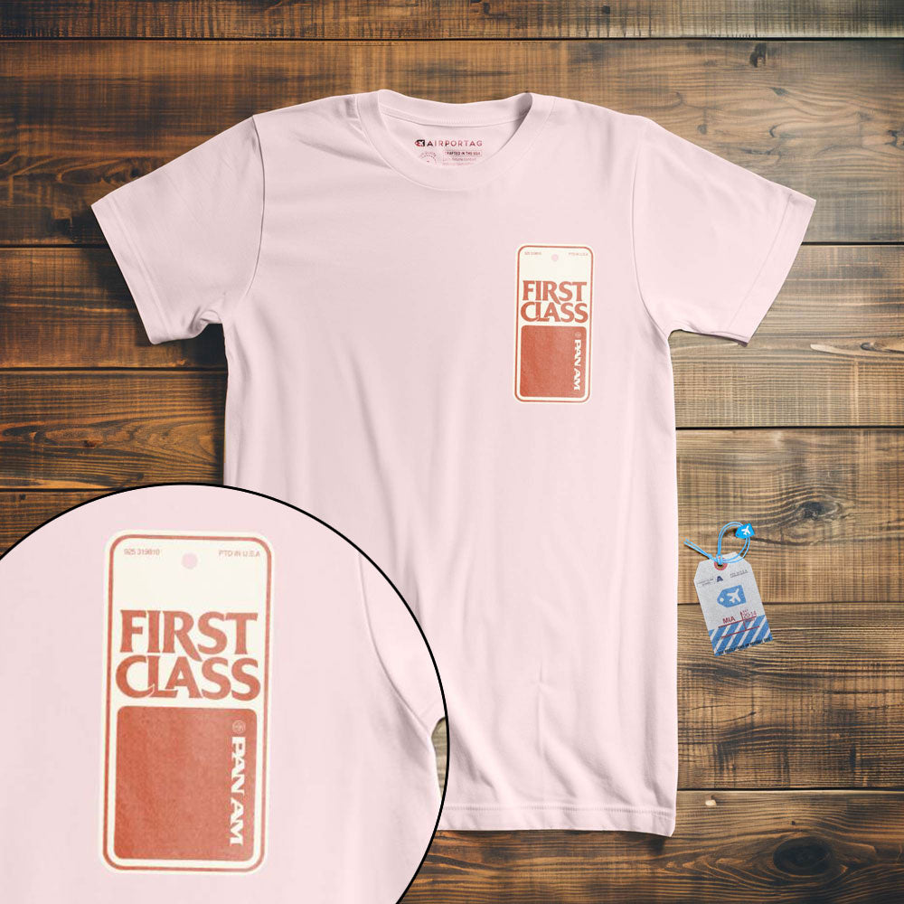 Pan Am First Class Tag - T-Shirt