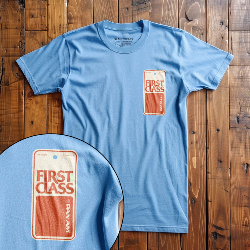 Pan Am First Class Tag - T-Shirt