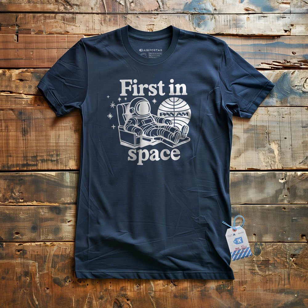 First In Space Pan Am - T-Shirt