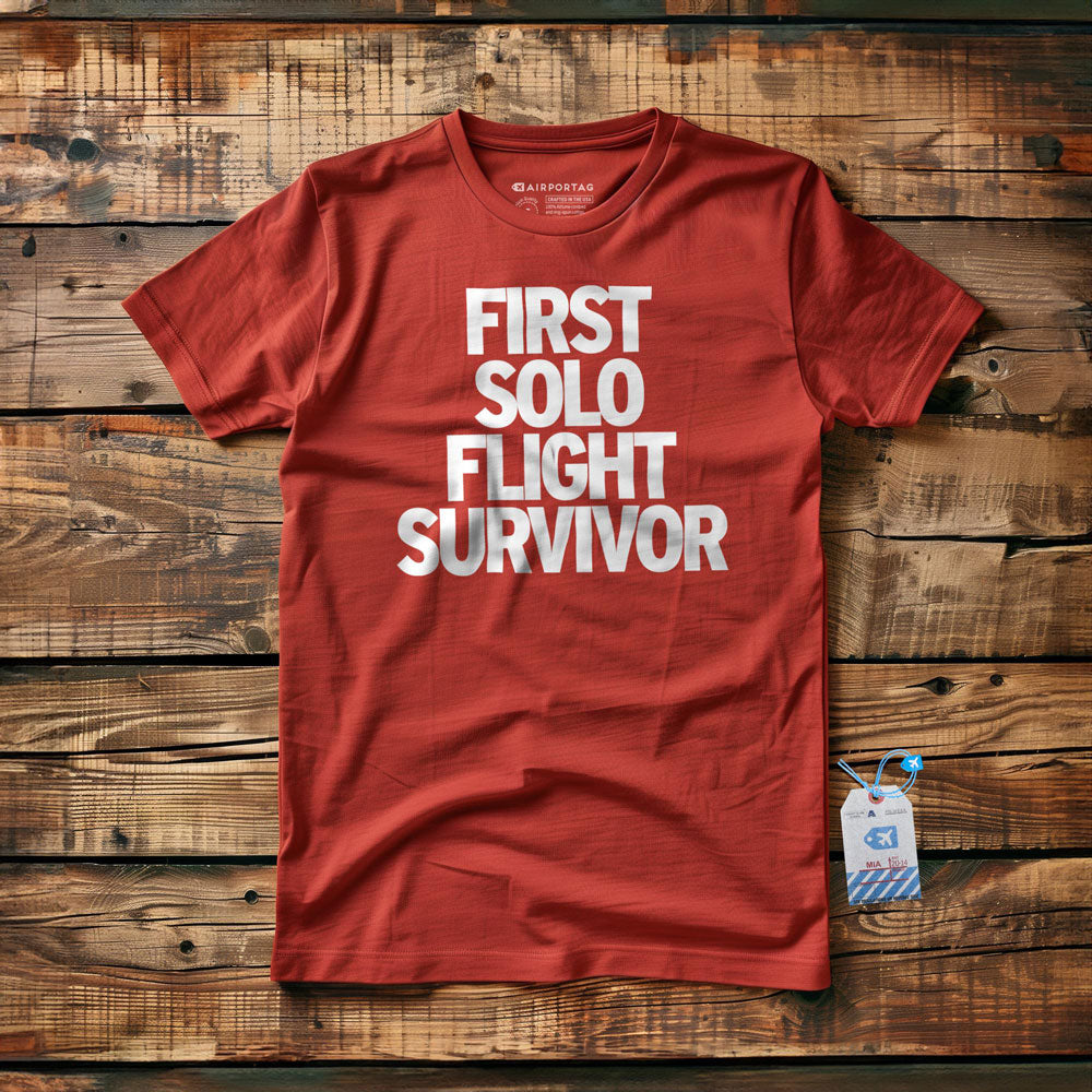 First Solo Flight Survivor - T-shirt