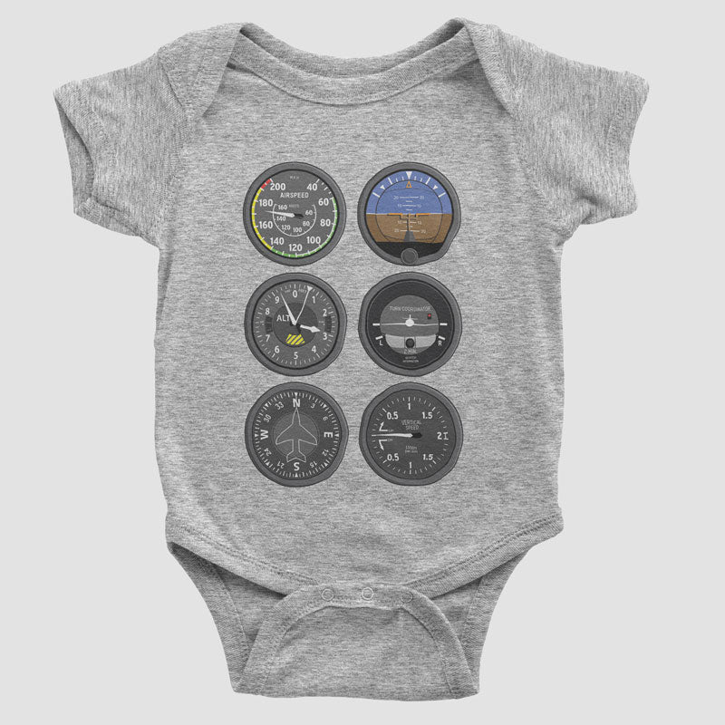 Flight Instruments - Baby Bodysuit