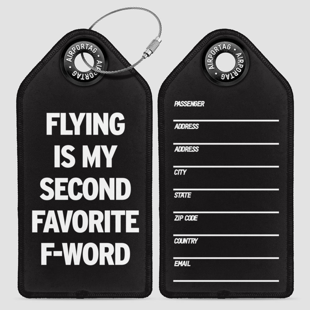 Flying Is My Second Favorite F-Word - ラゲッジタグ