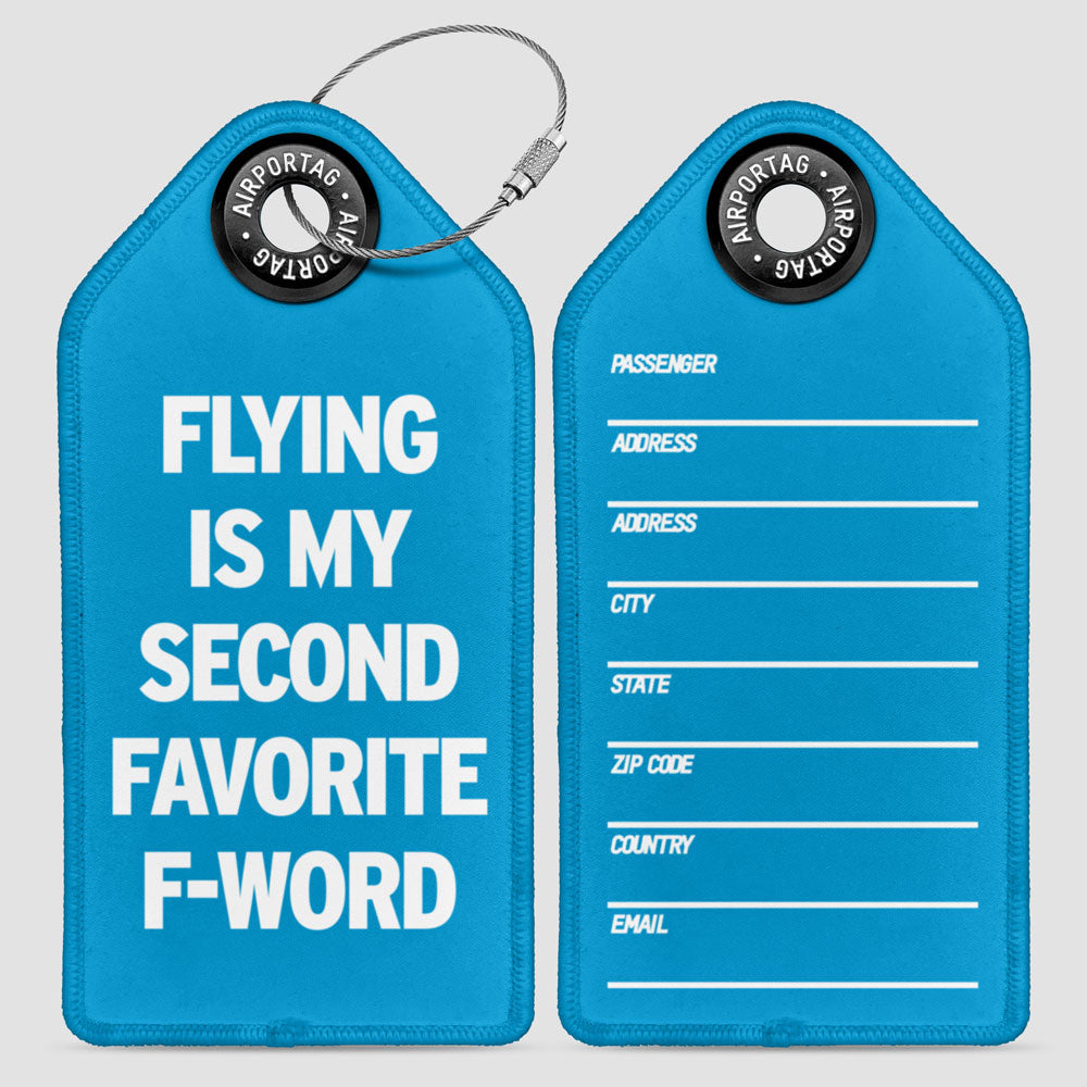 Flying Is My Second Favorite F-Word - ラゲッジタグ