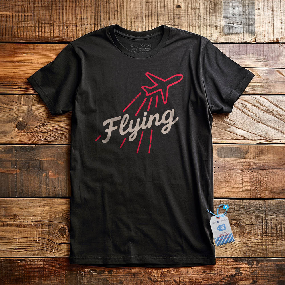 Flying Up Plane - T-Shirt