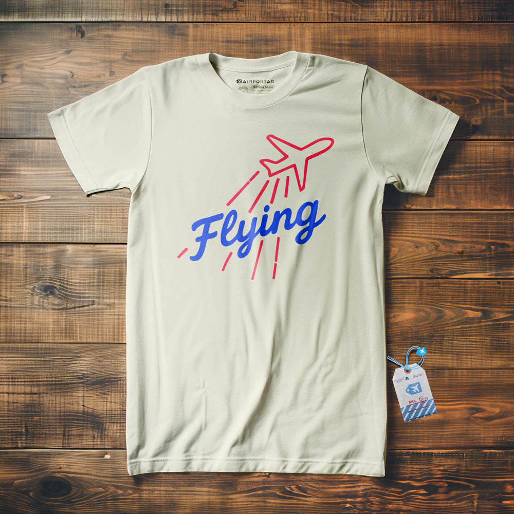 Flying Up Plane - T-Shirt