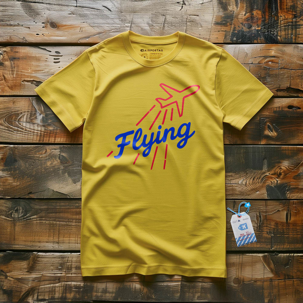 Flying Up Plane - T-Shirt