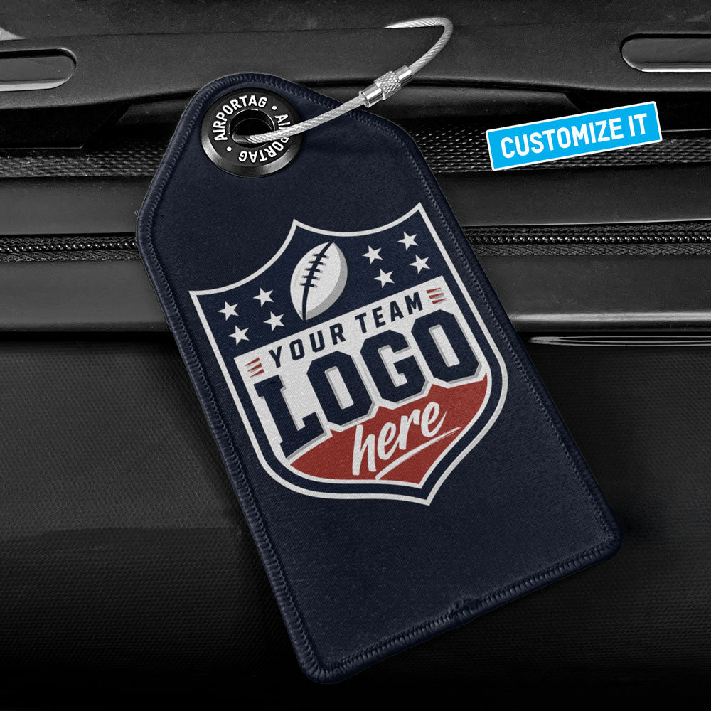 Football Custom Team Logo - Luggage Tag