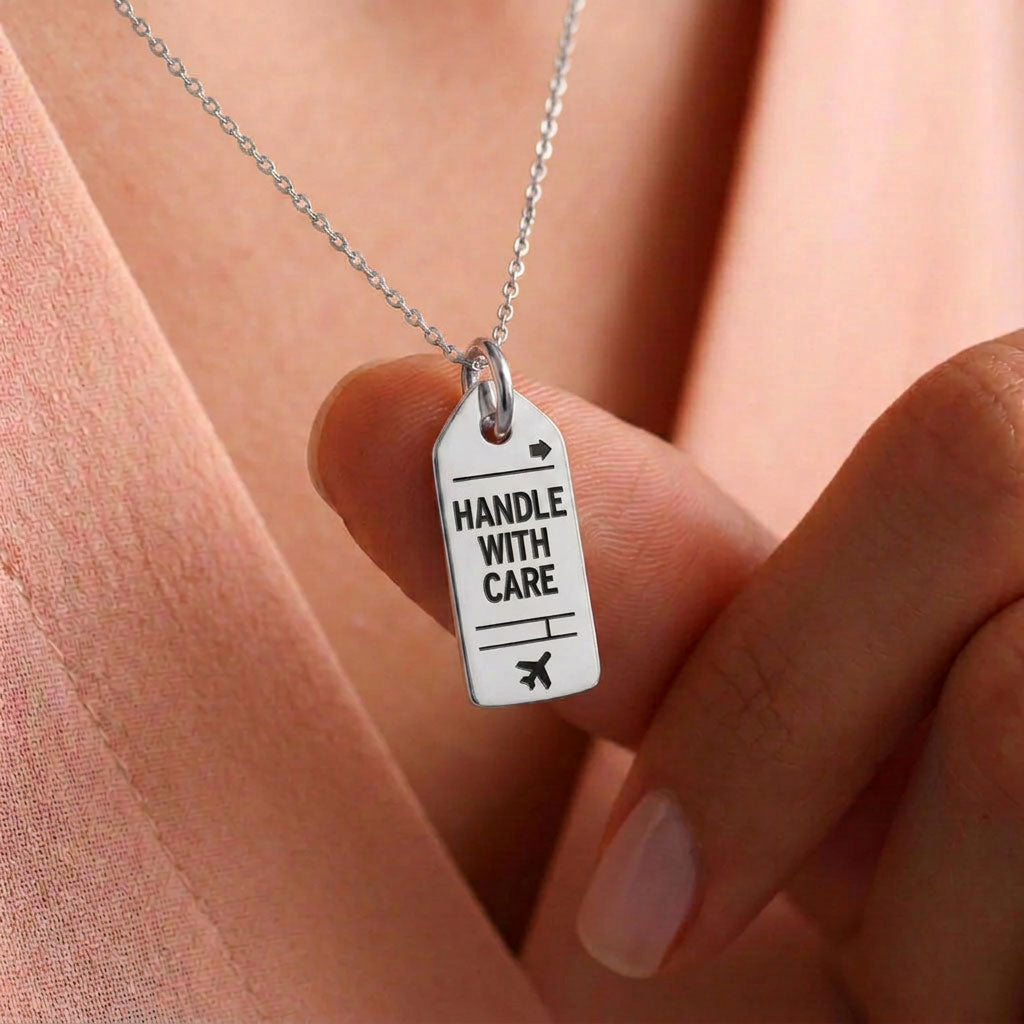 Handle With Care - Mini Tag - Charm