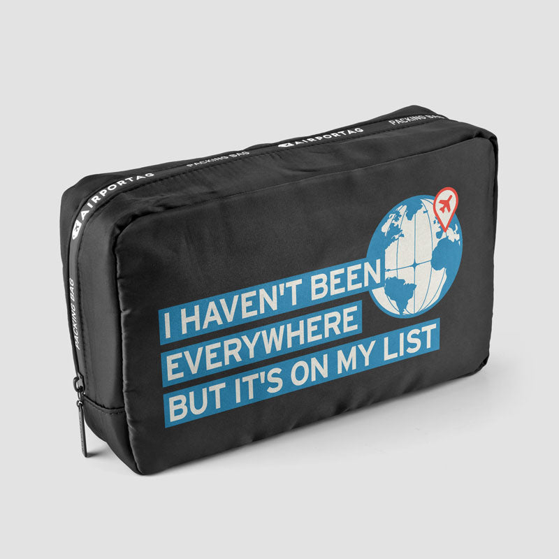 I haven't been everywhere - Packing Bag