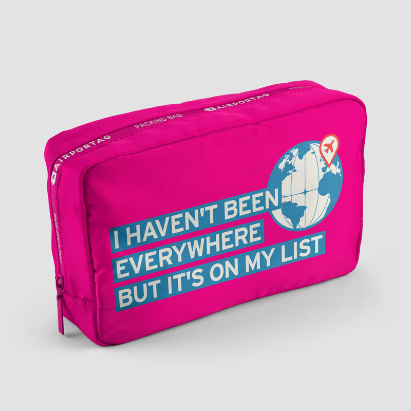 I haven't been everywhere - Packing Bag