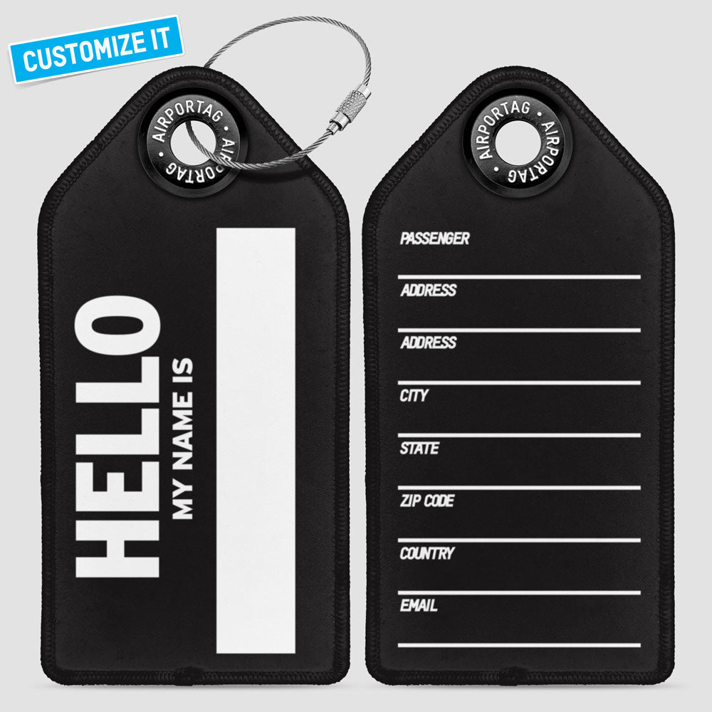 Hello Badge - Luggage Tag