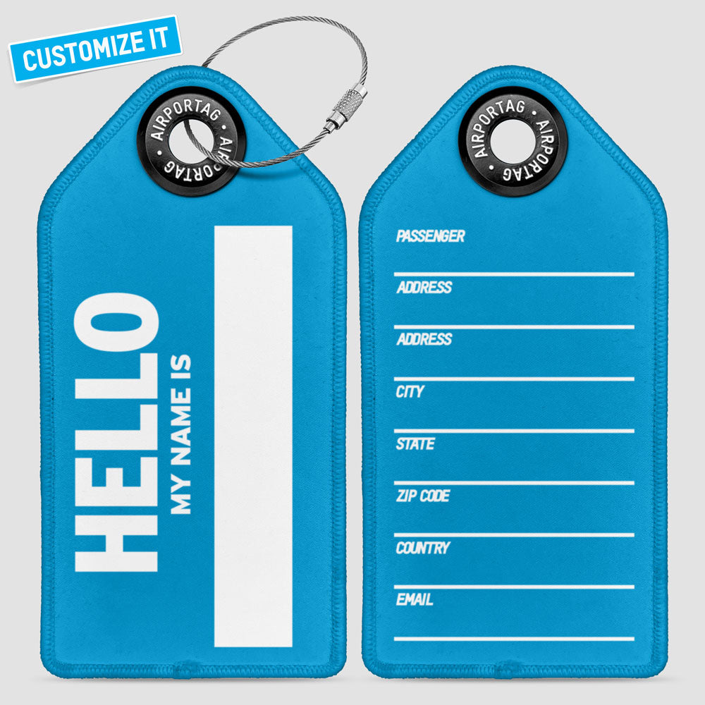 Hello Badge - Luggage Tag