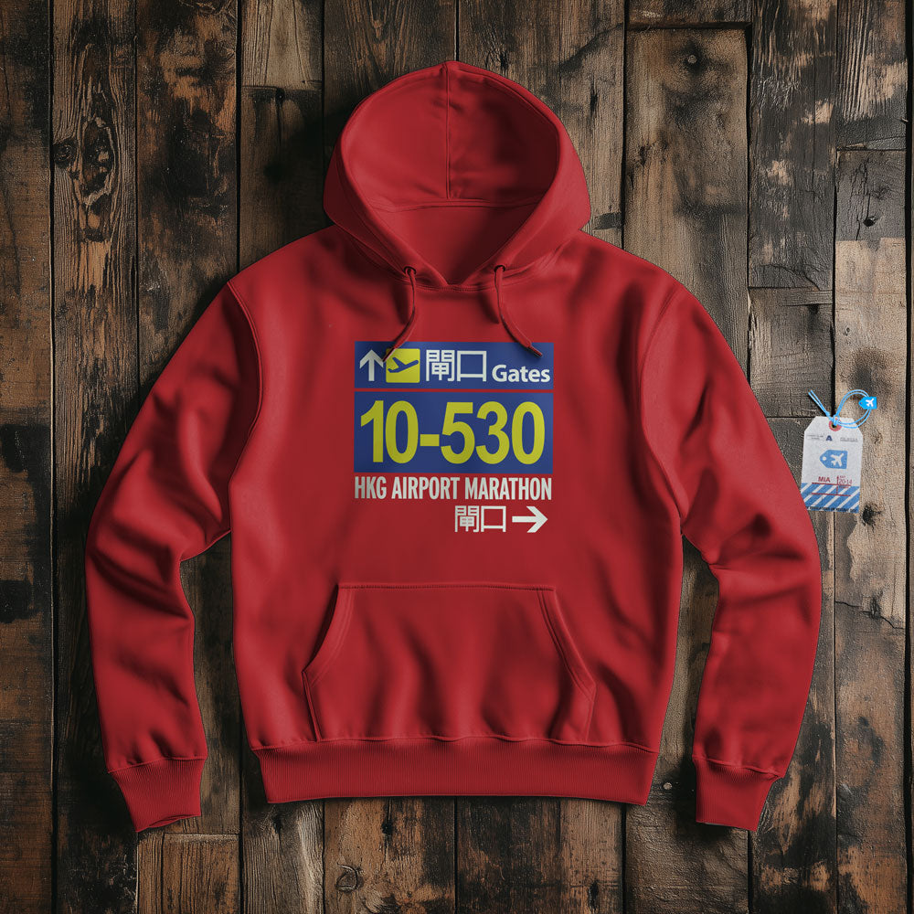 Hong Kong Airport Gates Marathon - Pullover Hoodie