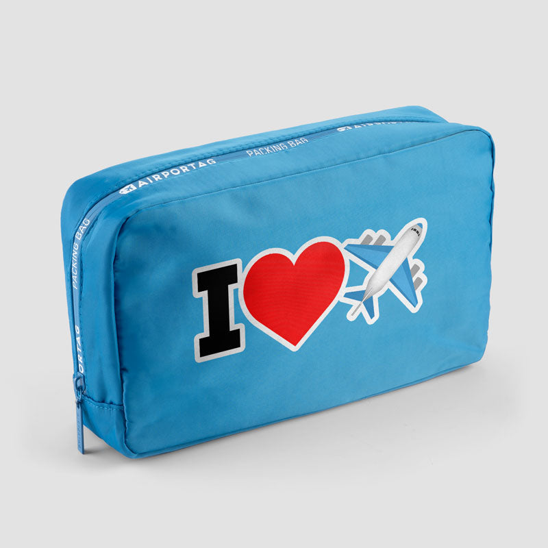 Emoji Coeur Avion - Sac d'emballage