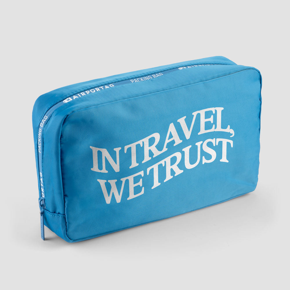 In Travel We Trust - Packing Bag