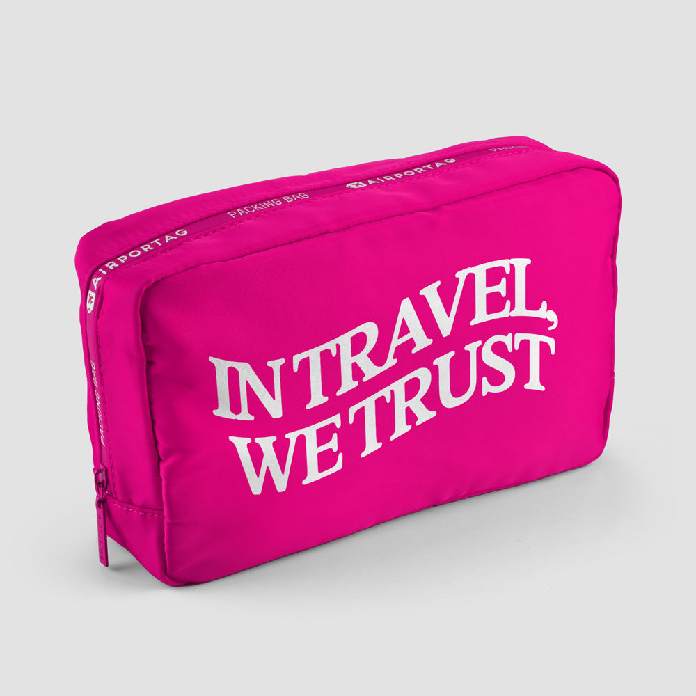 In Travel We Trust - Packing Bag