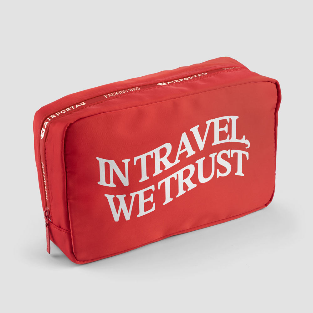 In Travel We Trust - Packing Bag