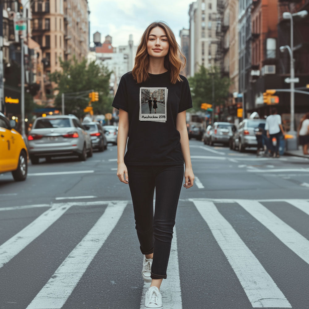 Insta Vintage Photo - Custom T-Shirt