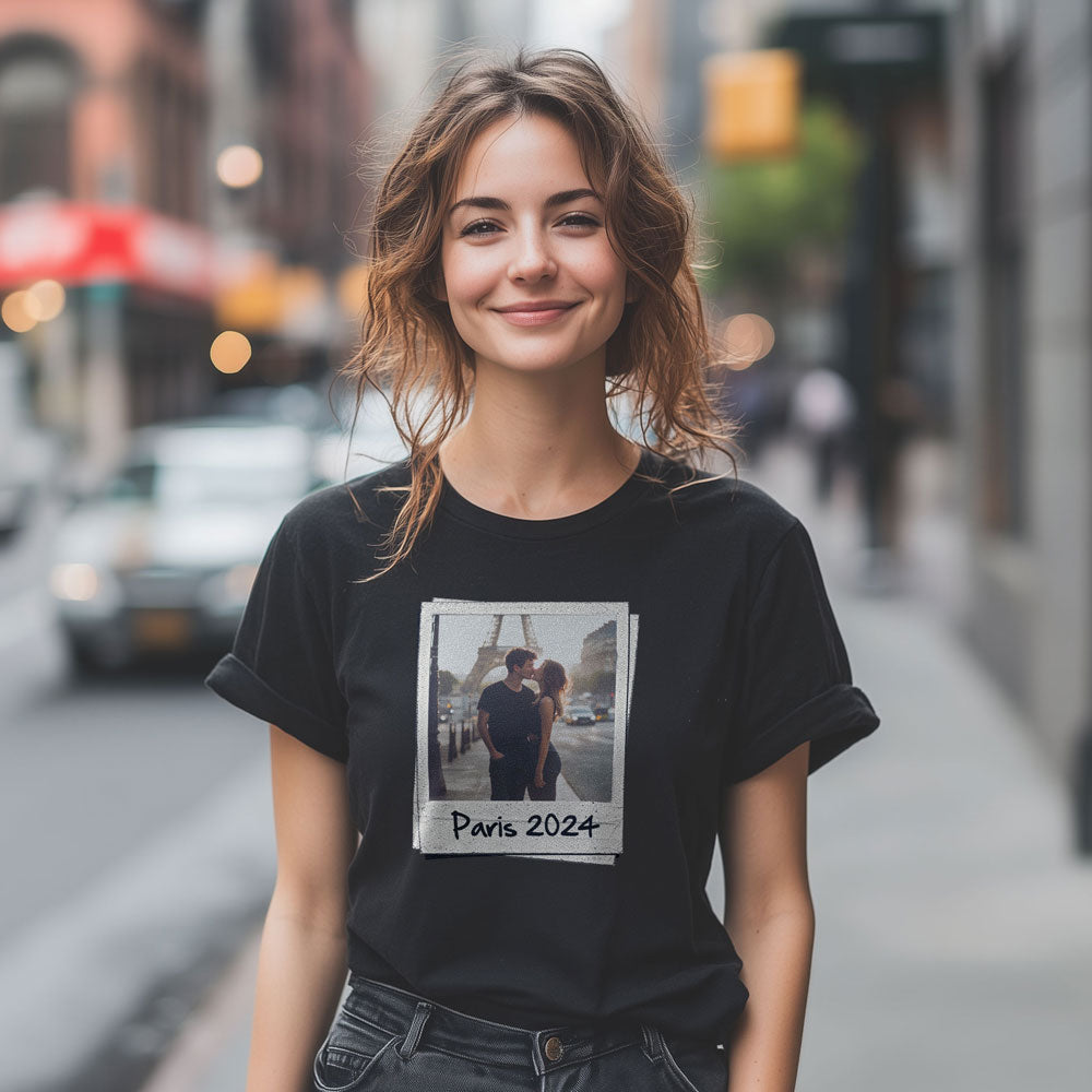 Insta Vintage Photo - Custom T-Shirt