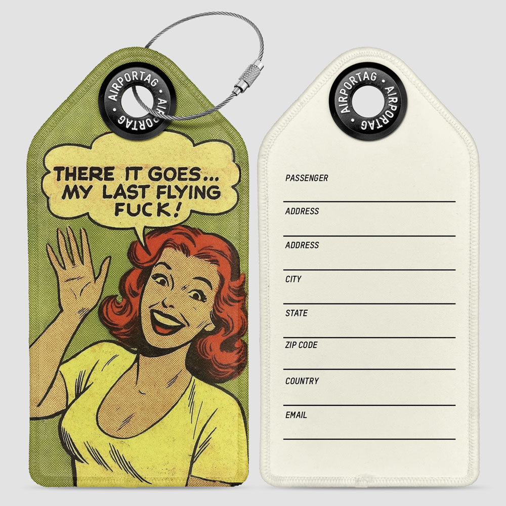 Last Flying Fuck - Luggage Tag
