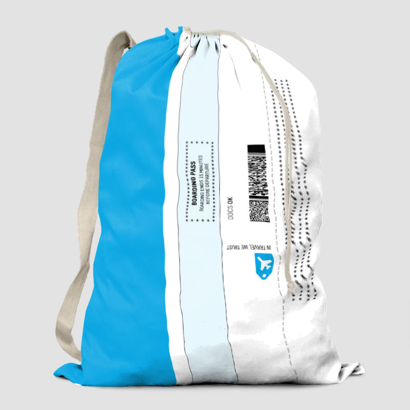 Carte d'embarquement - Sac à linge