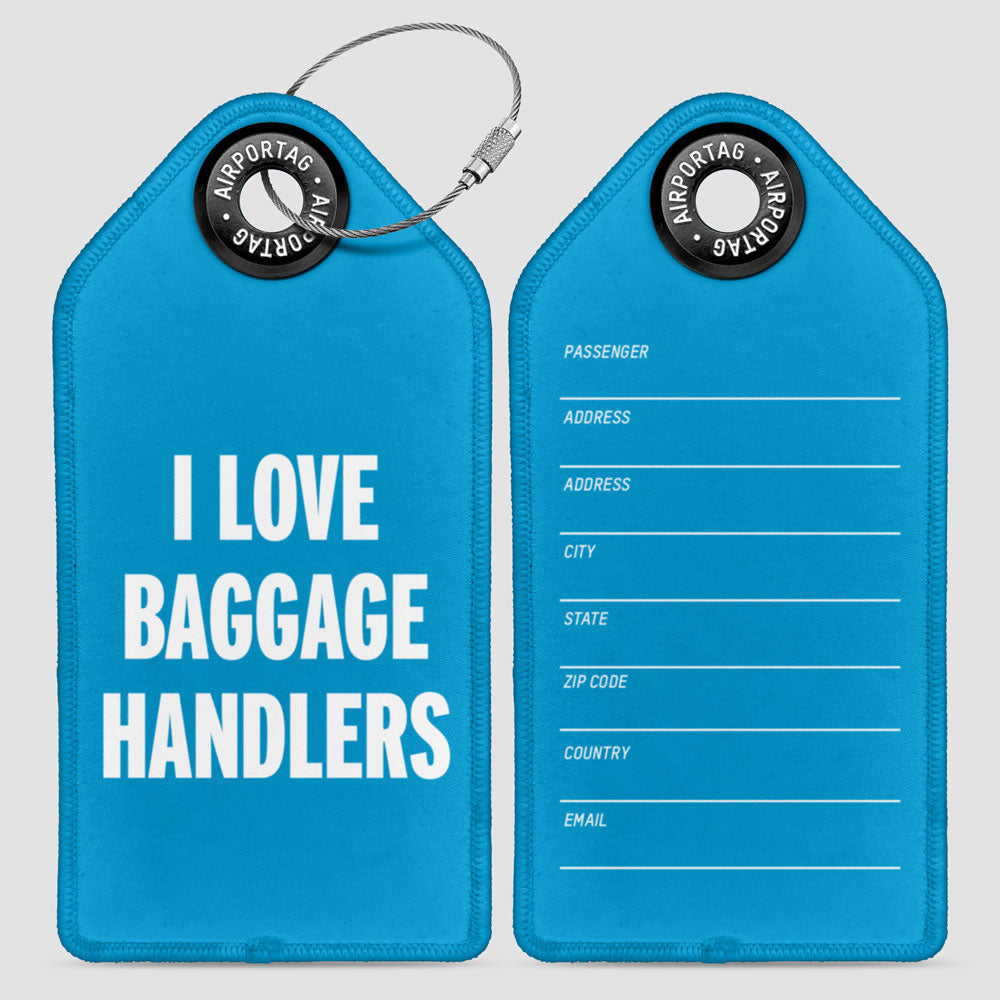 I Love Baggage Handlers - ラゲッジタグ
