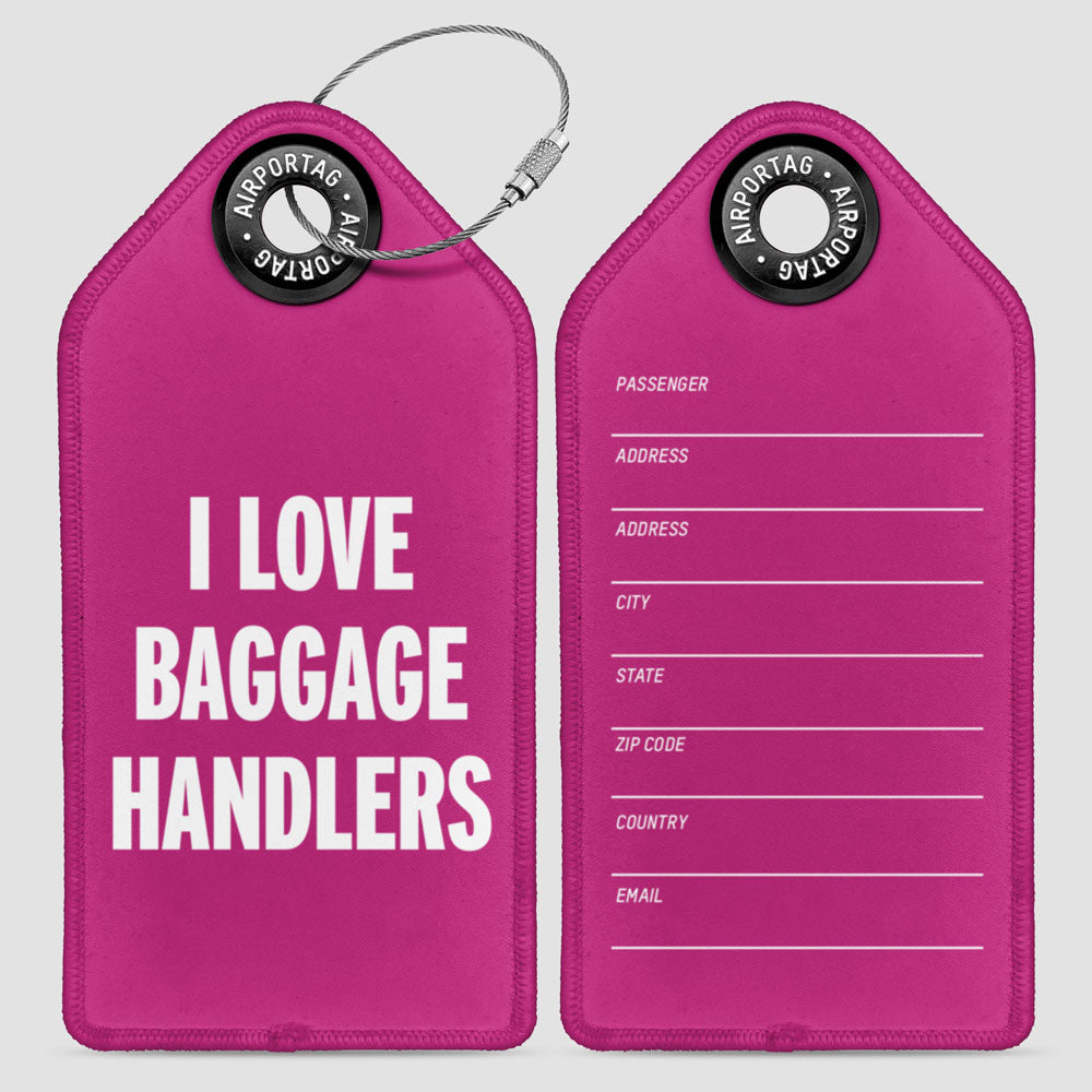 I Love Baggage Handlers - ラゲッジタグ