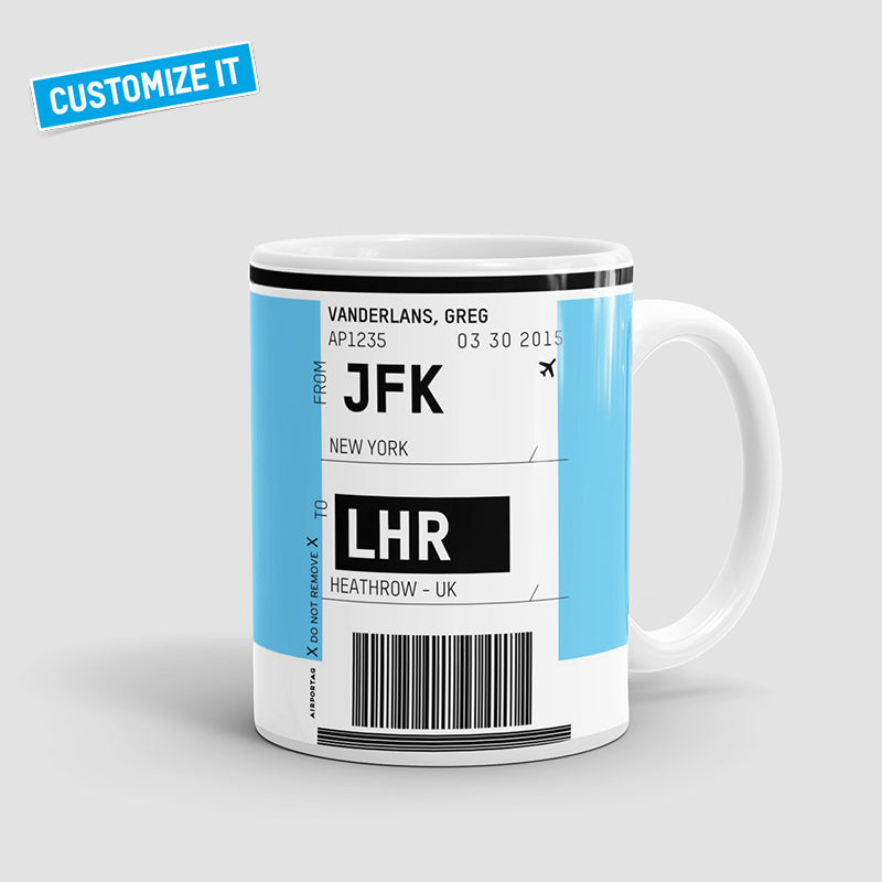 Luggage Ticket - Mug