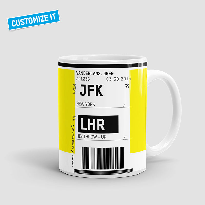 Luggage Ticket - Mug