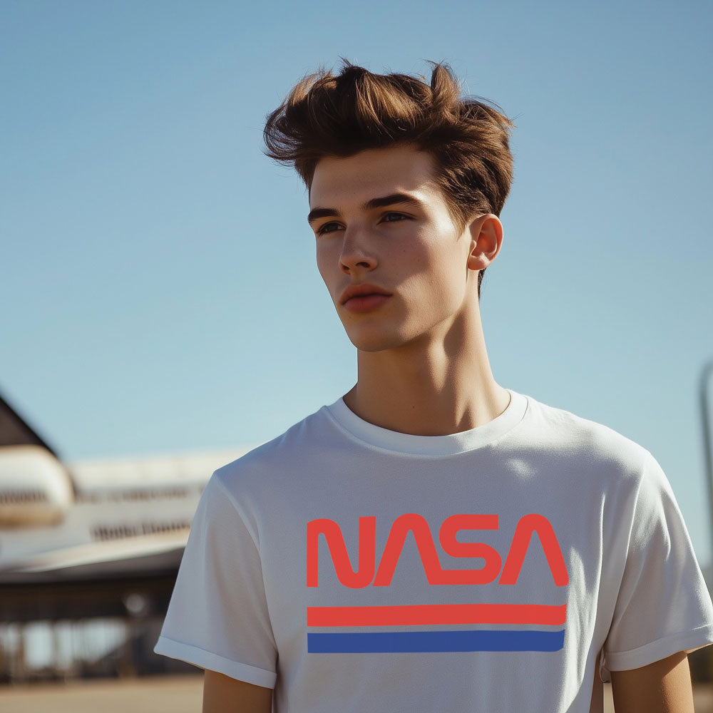 Nasa Worm Logo - T-shirt