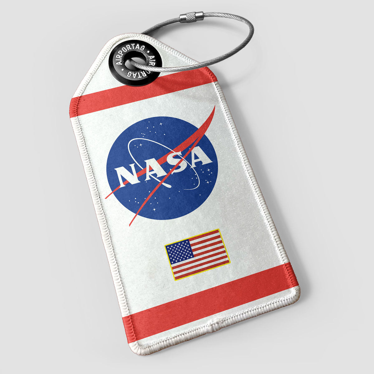 Space USA Flag - Luggage Tag