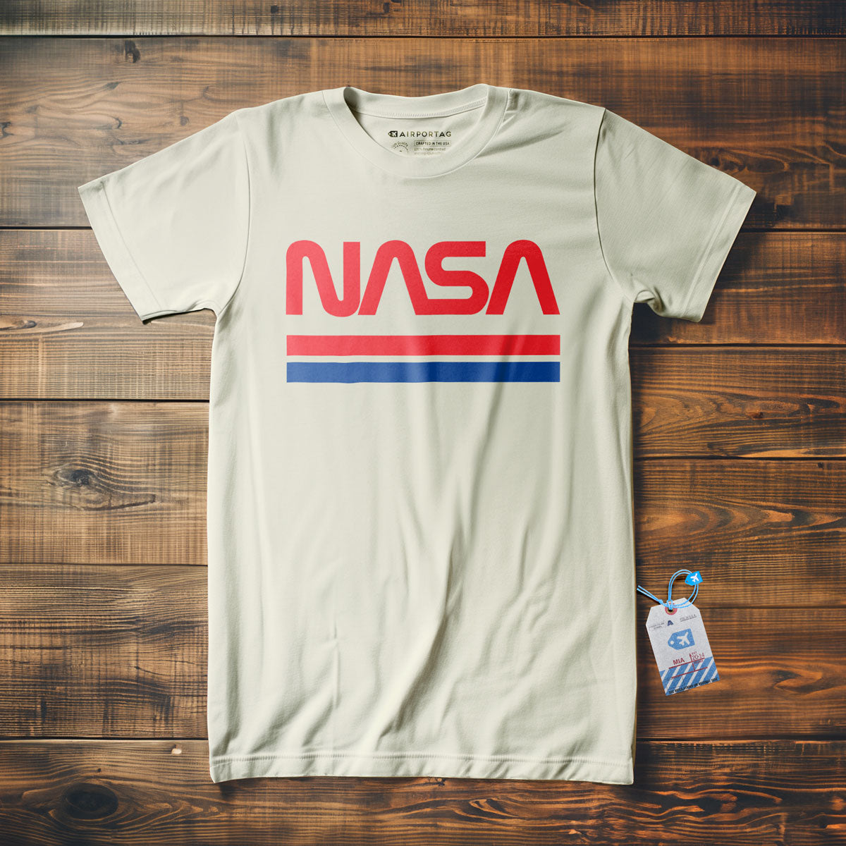 Nasa Worm Logo - T-shirt