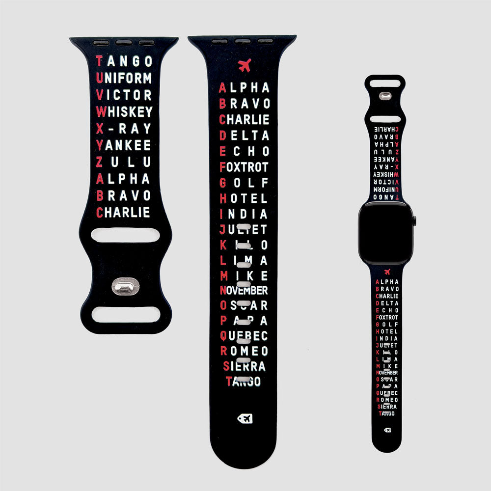 Alphabet phonétique de l’OTAN - Bracelet Apple Watch