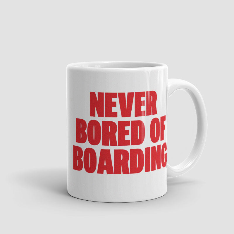 Never Bored of Boarding - Mug