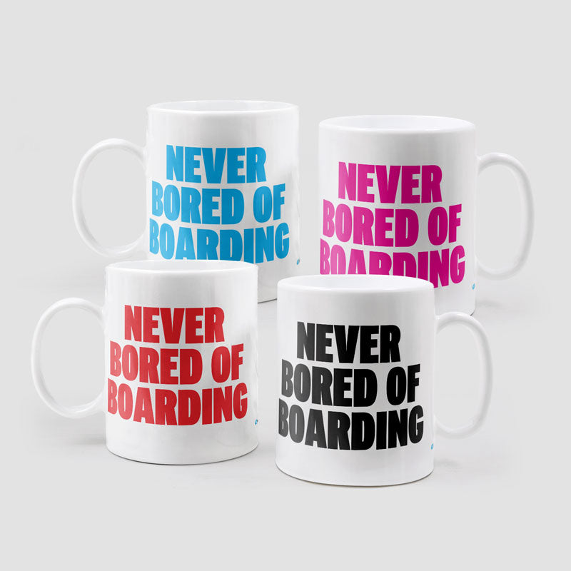 Never Bored of Boarding - Mug