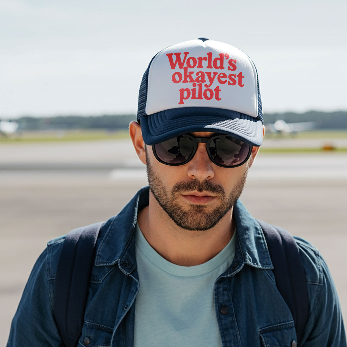 World's Okayest Pilot - Cap