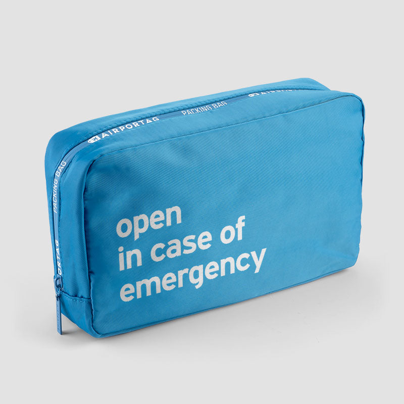Open In Case Of Emergency - Packing Bag