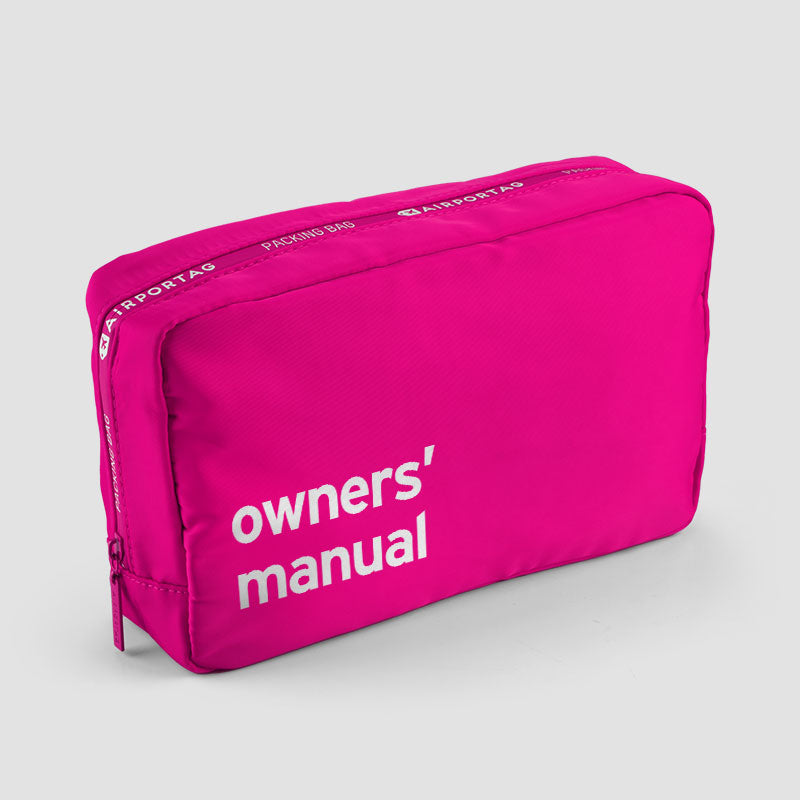 Owners' Manual - Packing Bag