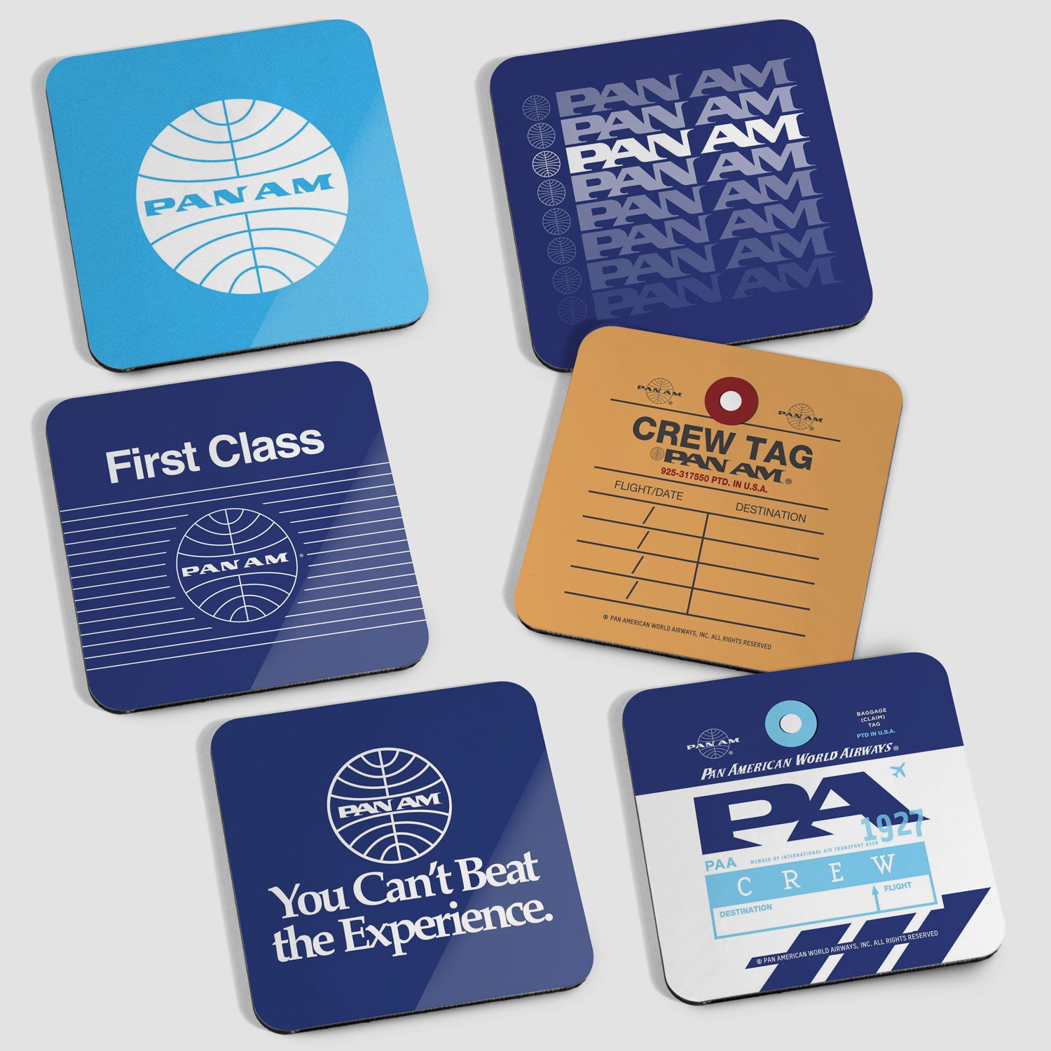 Pan Am - Ensemble de 4 sous-verres
