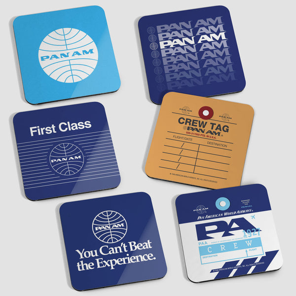 pan-am-6-coaster-set-