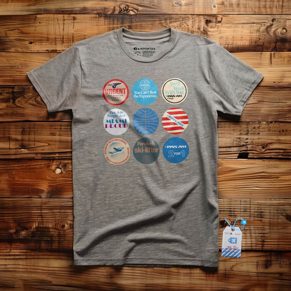 Pan Am Circles Badge - T-shirt