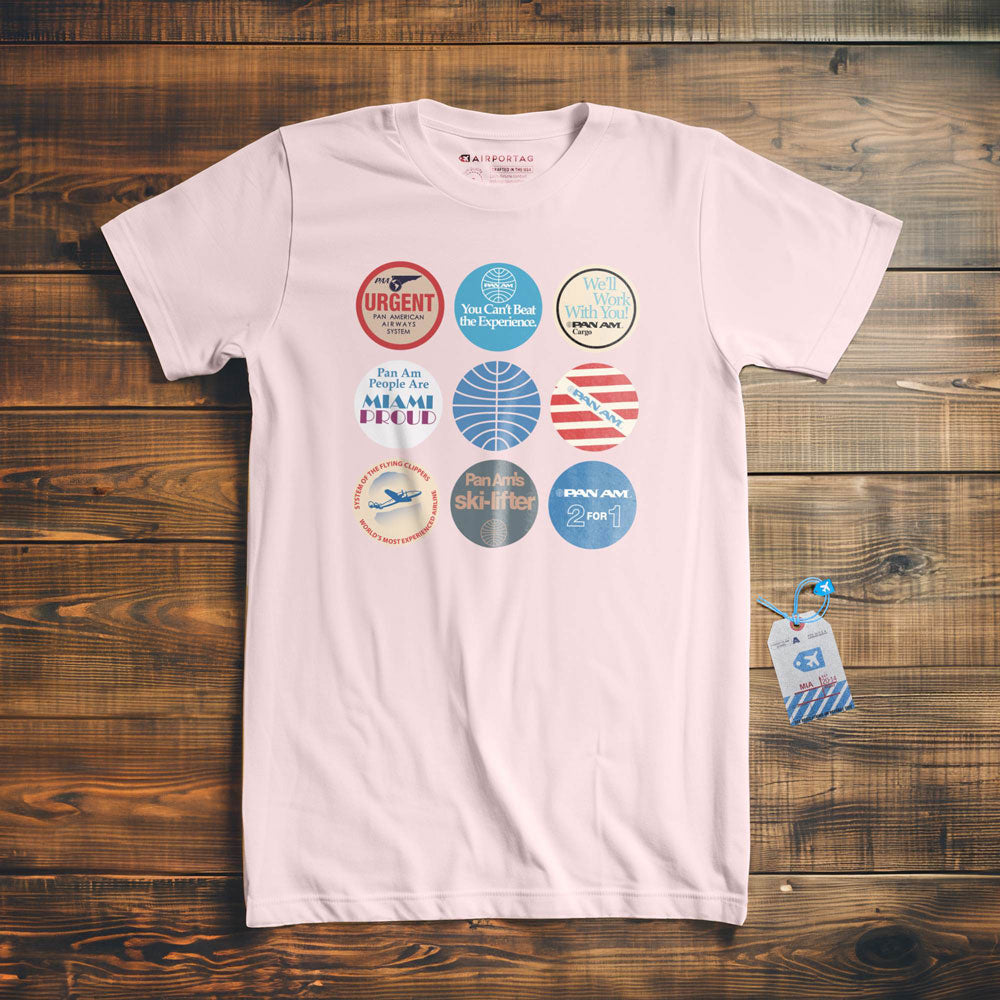 Pan Am Circles Badge - T-shirt