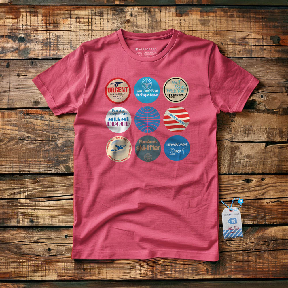 Pan Am Circles Badge - T-shirt