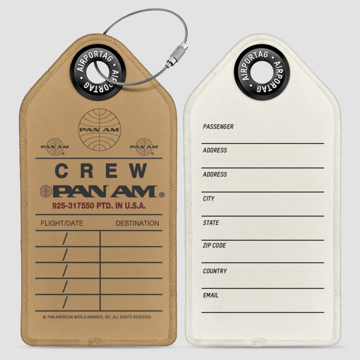 Pan Am - Crew - Luggage Tag