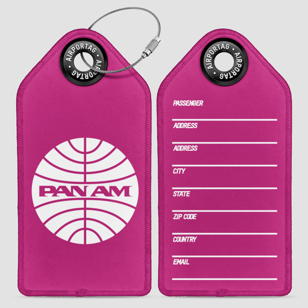 Pan Am Logo - Luggage Tag