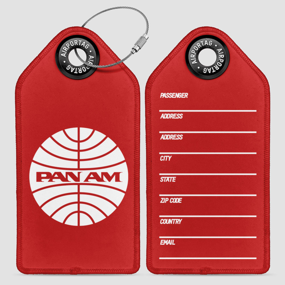 Pan Am Logo - Luggage Tag