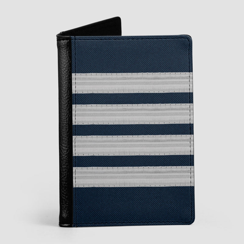 Navy Pilot Stripes - Passport Cover